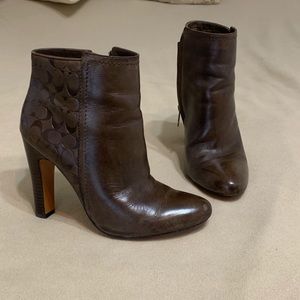 COACH Leather boots 7.5